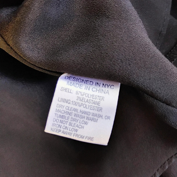 Yumi Kim Casanova Long Sleeve Wrap Dress Black Formal Cocktail Wedding Guest XS - Picture 10 of 15